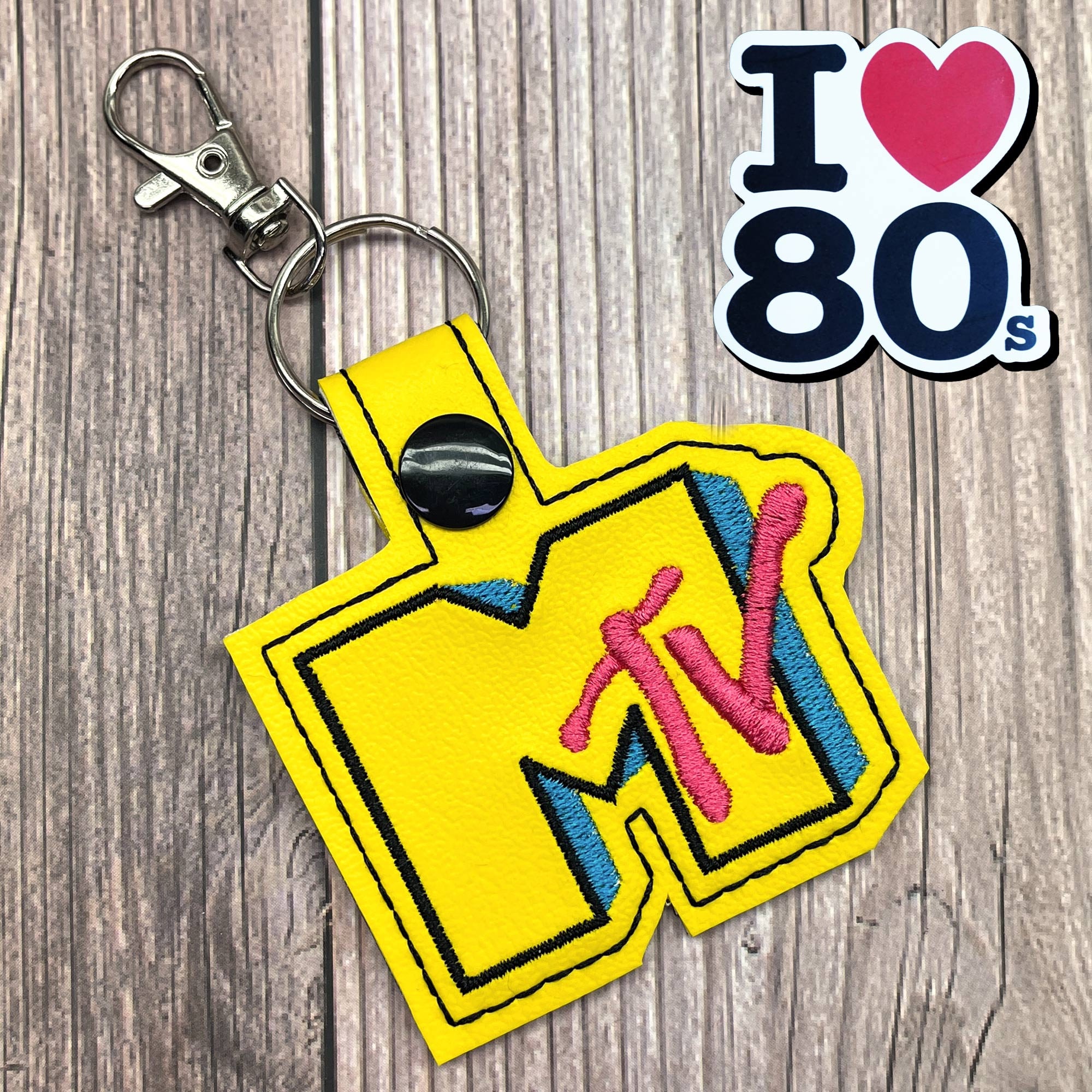 I Love the 80s Key Rings MTV Pac Man Kool Aid Rubik's - Etsy