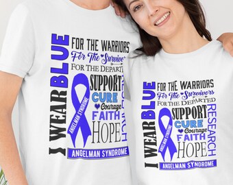 Angelman Syndrome Awareness Instant Digital Download Awareness Ribbon Awareness Gifts PNG File DIY Totes & Tees Angelman awareness