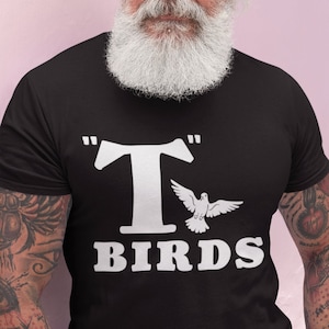 T Birds 1950s Costume Design PNG Instant digital download Sock Hop Dance DIY Sock Hop Shirt 1950s Party Shirt