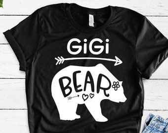 Instant Digital Download Gigi Bear DIY Gifts For Grandma Gigi Make T Shirts- Totebags- Wall Prints- Bear Shirts-Grandma Gifts Gigi Gifts