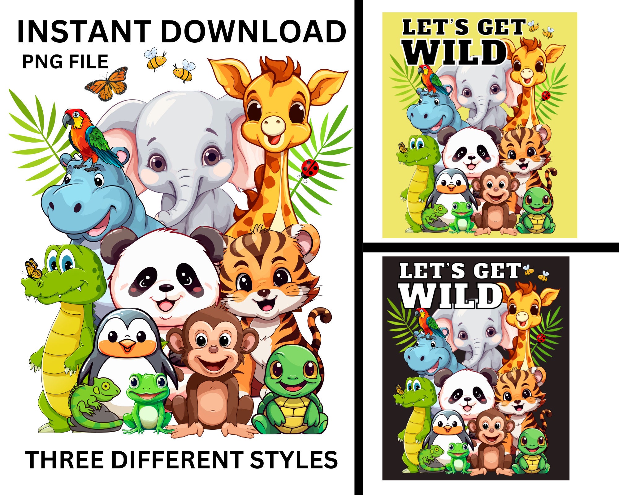 zoo-animals-wildlife-birthday-party-a-day-at-the-zoo-cute-animals-png