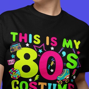 C'est mon costume des années 80 en téléchargement numérique PNG, soirée à thème des années 80