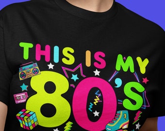 C'est mon costume des années 80 en téléchargement numérique PNG, soirée à thème des années 80