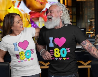 I Love The 80's DIY Costume Shirt Design PNG Instant digital download 1980s Party Mom Prom- 80s Prom Party