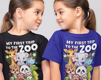 First Trip To The Zoo Cute Animals PNG Instant Digital Download PNG DIY T-shirt