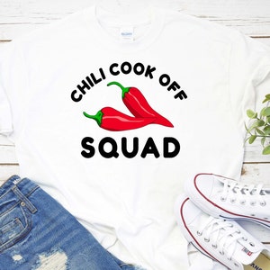 Chili Cook Off Squad Sofortiger digitaler Download PNG-PDF-jpeg DIY machen T-Shirts-Zeichen Poster For Chili Cook Off Chili Contest Red Chili Pepper
