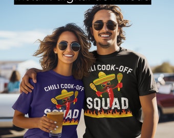 Chili Cook Off Squad Instant Digital Download PNG-PDF-jpeg DIY Make T shirts-signs posters For Chili Contest Red Chili Pepper