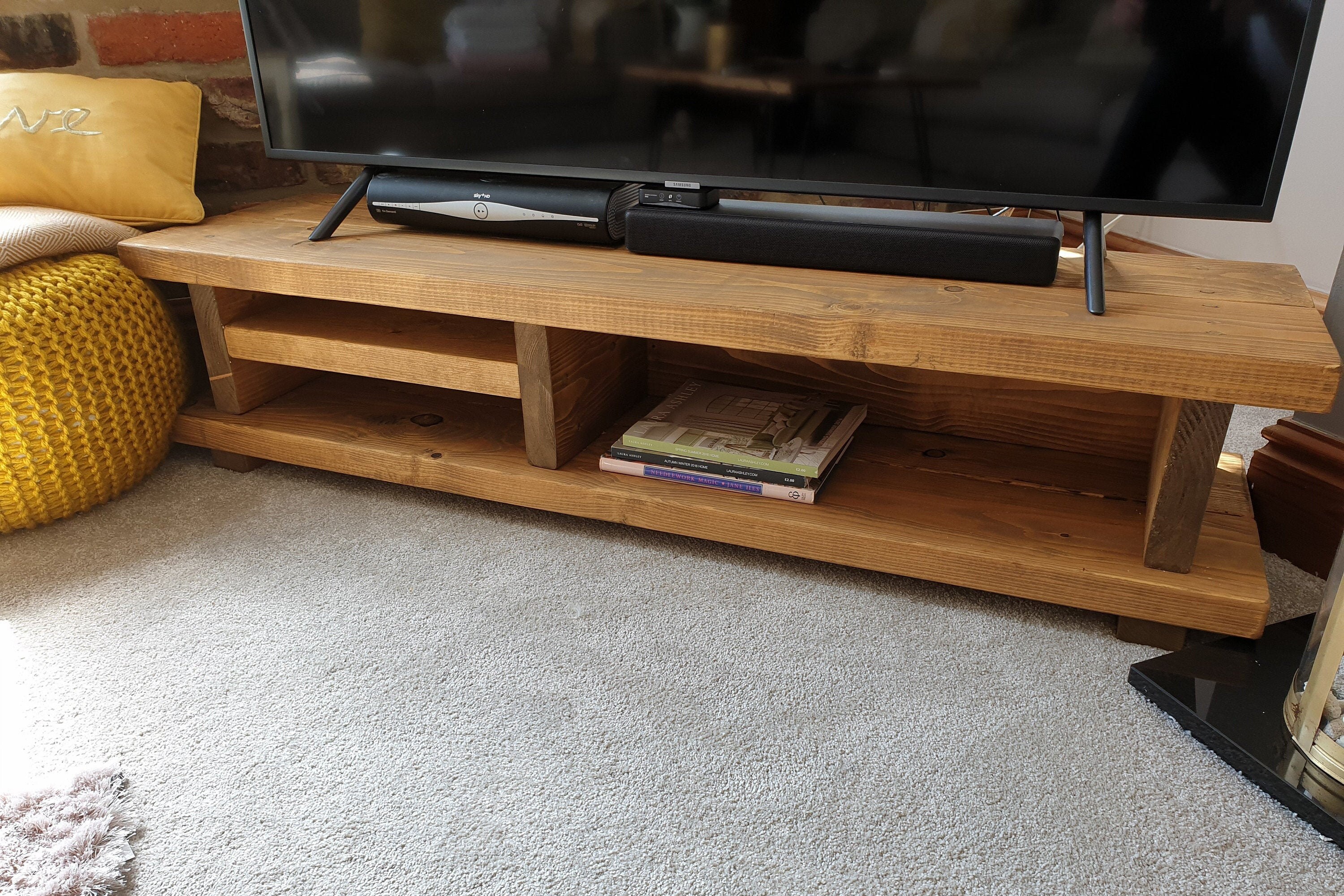 Metis Chunky TV Unit / Stand / Console / Etsy