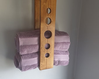 Nereid - Rustic Bath Towel Storage -  Shelf, Rack, Bathroom, Holder, Ladder. Toilet Roll Holder