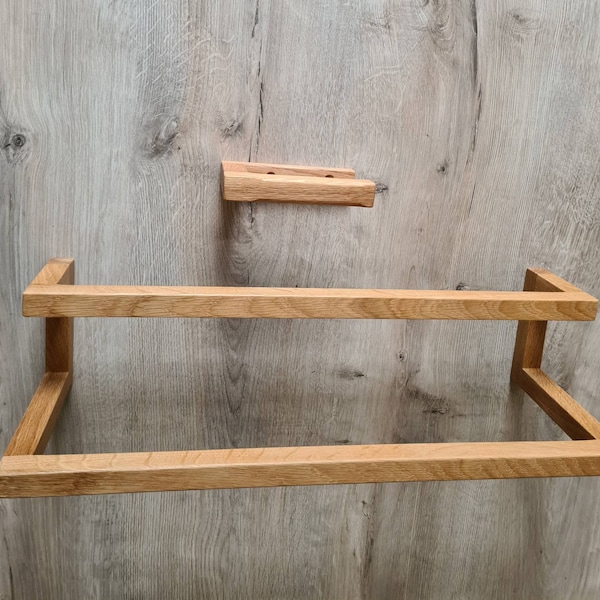 Towel Rail and Toilet Roll Holder Etsy UK