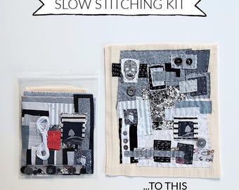 Grey Dream - Slow Stitch Kit