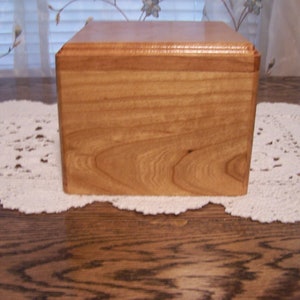 Cherry Wood Cremation urn USA Made