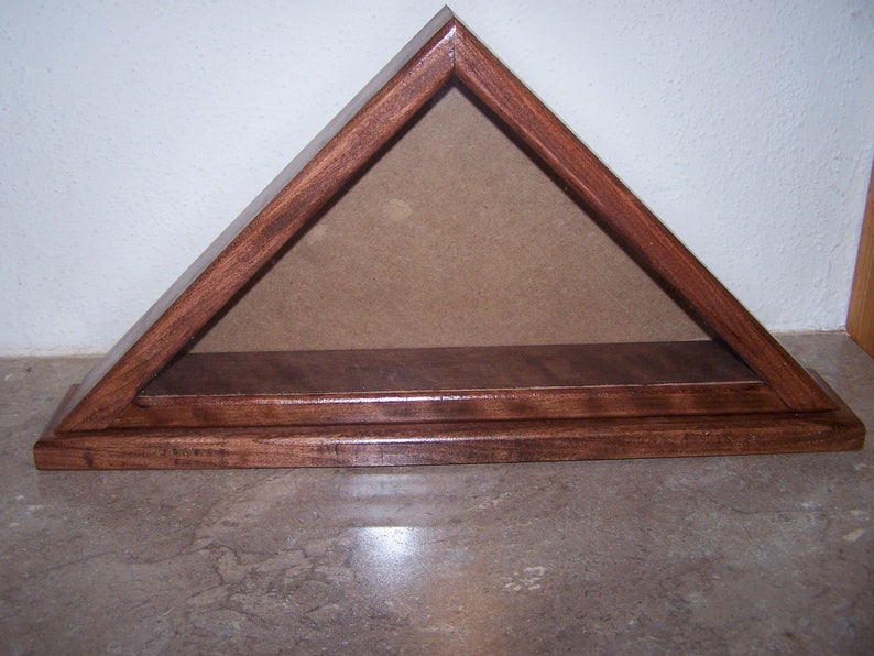 Small Cherry Wood 3 X 5 FT. Flag Display Case USA Made Etsy