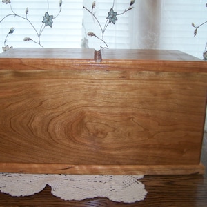 Cherry wood Companion Cremation Urn Adult USA made