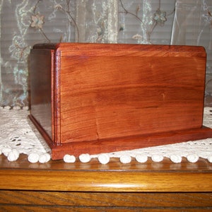 Cherry wood adult Cremation Urn made USA