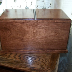Cherry Wood Companion Cremation Urn USA Made