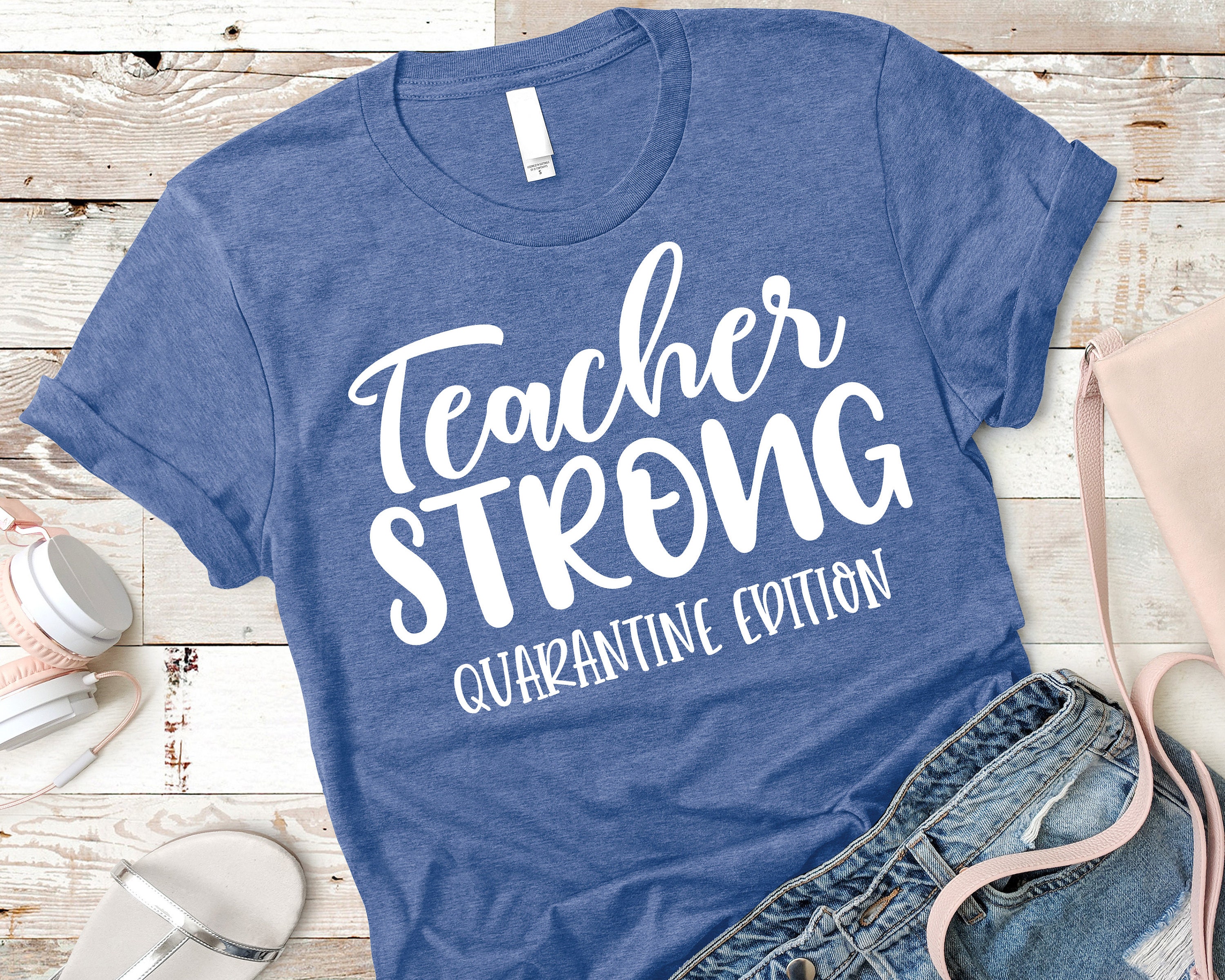 Download Teacher Strong Quarantine Edition SVG Teacher Quarantine | Etsy