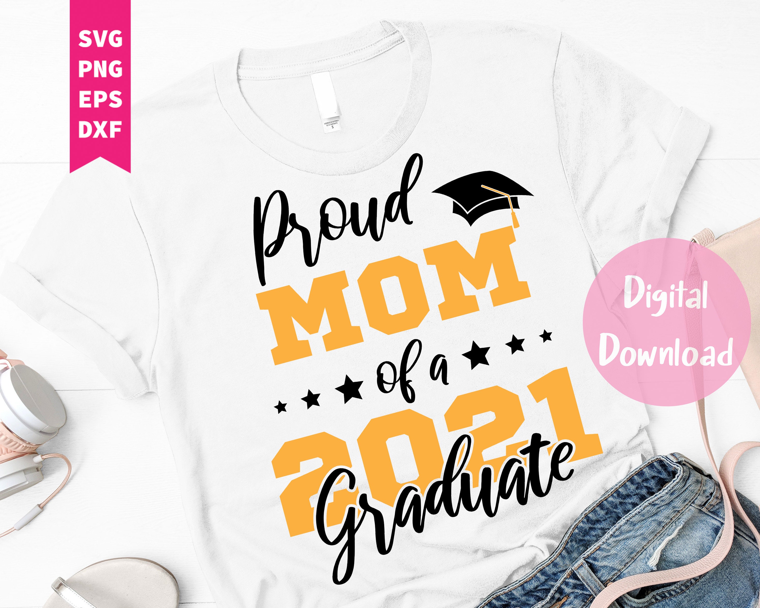 Download Proud Mom of a 2021 Graduate SVG Senior Svg Senior 2021 ...