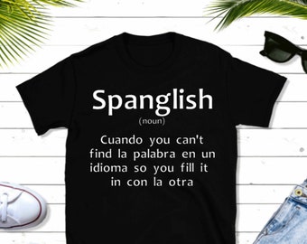 Spanglish Definition T-Shirt: Latin Pride Tee
