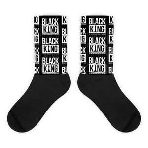 Black King The Most Important Piece in The Game Socks| BLM Socks| Gifts for Him| Stocking Stuffer