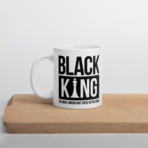 Black King Mug| Black Fathers| Black Lives Matter| BLM| Black Pride| Gift for Black Dad