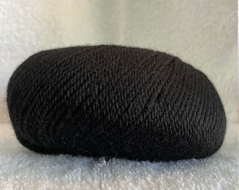 100% Baby Alpaca Yarn Indiecita DK (Black- 500)