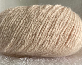 100% Baby Alpaca Yarn Indiecita DK (pearl/light Blush