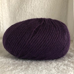 100% Baby Alpaca Yarn Indiecita DK (Royal Purple/Plum - RJ1800)