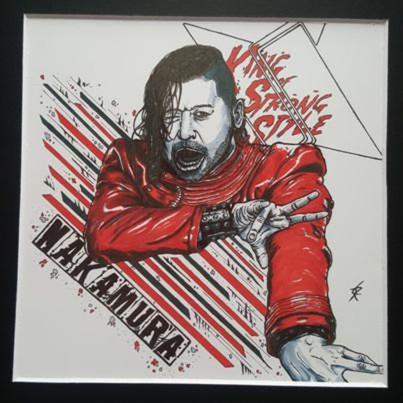Wwe Nxt Shinsuke Nakamura King Of Strong Style 9x9 Etsy Wwe Nxt Shinsuke Nakamura King Of Strong Style 9x9 Etsy