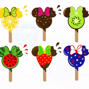 Eis Paket mit 12 SVG – Maus Kopf Sommer Süßigkeiten svg geschnitten Dateien für Cricut & png, eps, pdf Clipart printable. Vektor DIGITAL_DOWNLOAD!!!