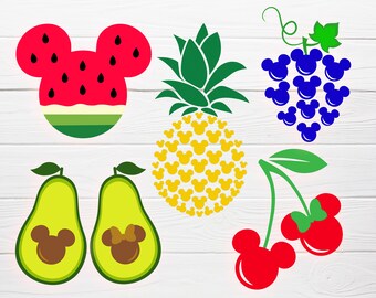 Download Mickey Fruits Svg Etsy
