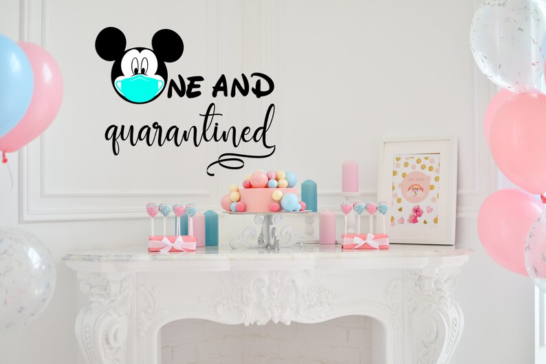 Download Quarantined SVG Designs for kids Mickey First Birthday svg ...