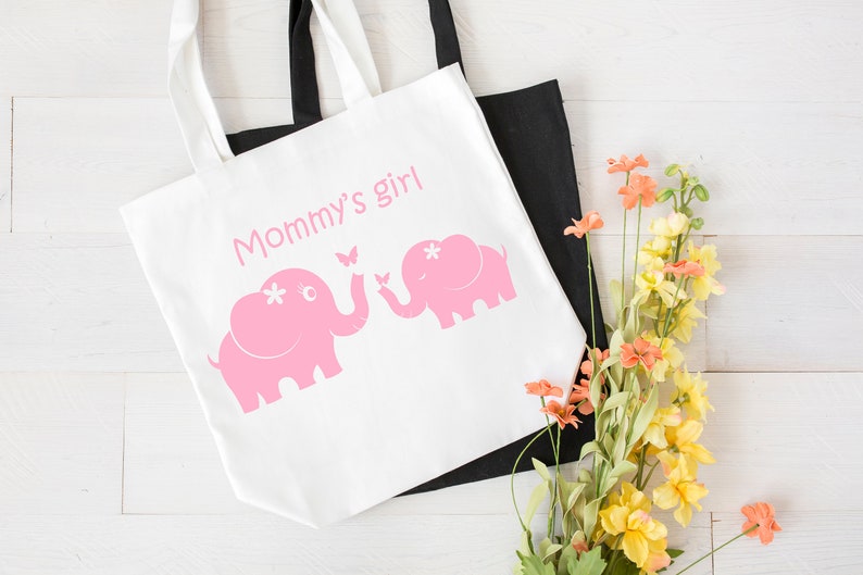 Download Mother and Baby elephant SVG files Cute Wild Animal svg | Etsy