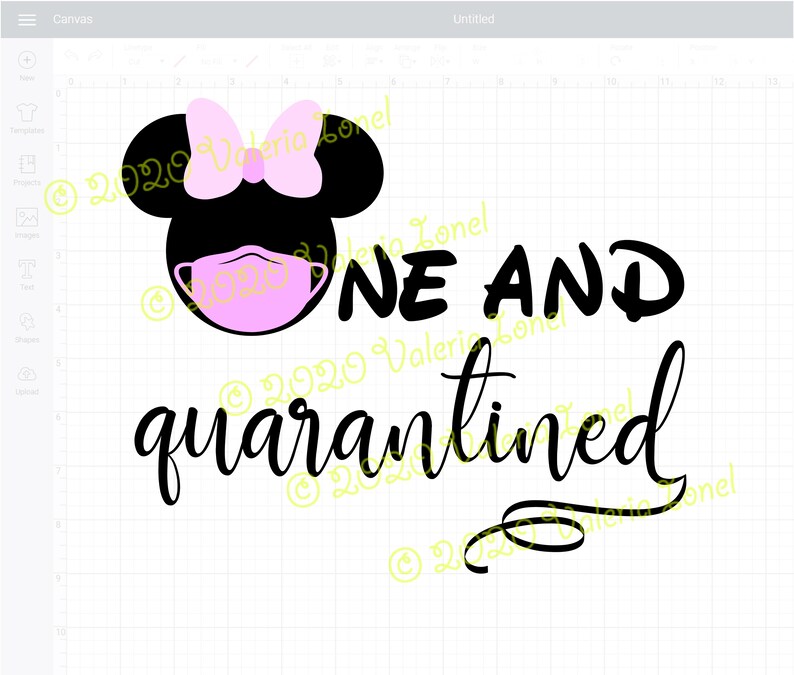 Download Quarantined SVG Designs for kids Minnie First Birthday svg ...