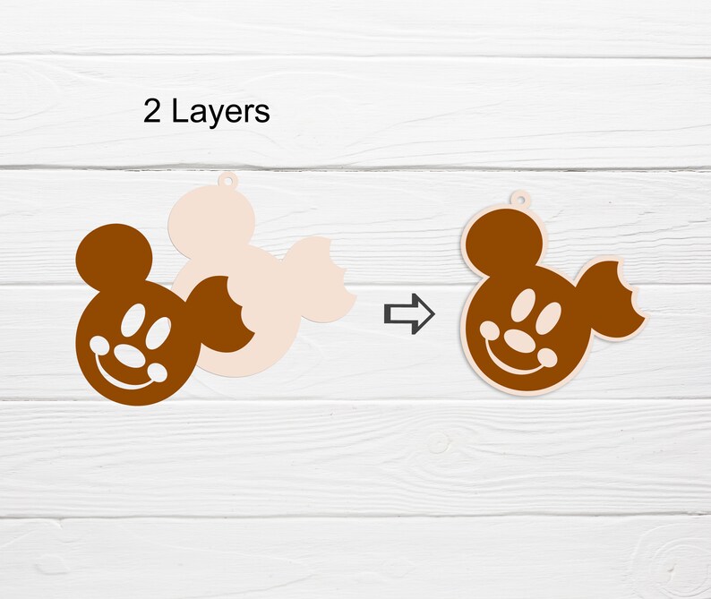 Download Gingerbread Mickey Head Earrings Template SVG Xmas 2020 ...