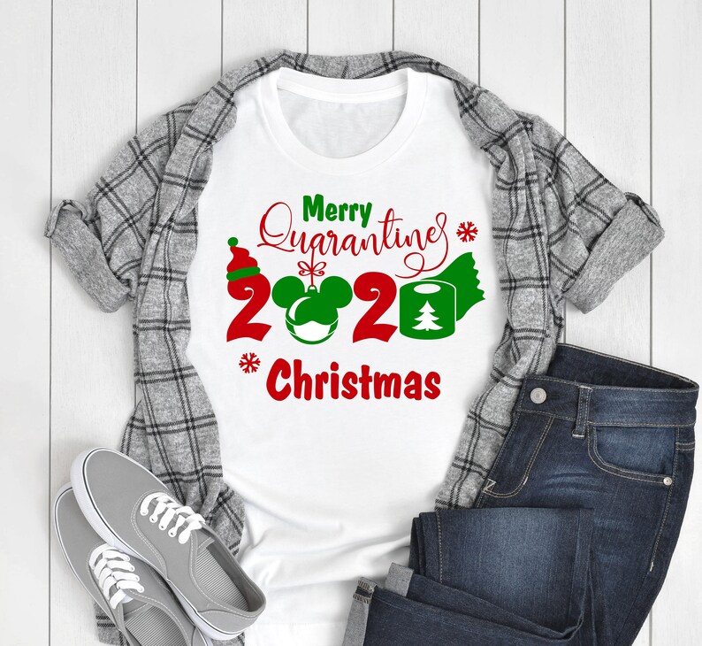 Download Disney Christmas Quarantined 2020 SVG files kids shirt svg ...