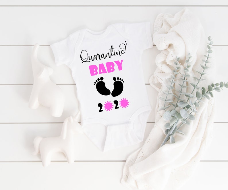 Download Quarantine Baby Girl SVG Design for Onesies Virus 2020 svg ...