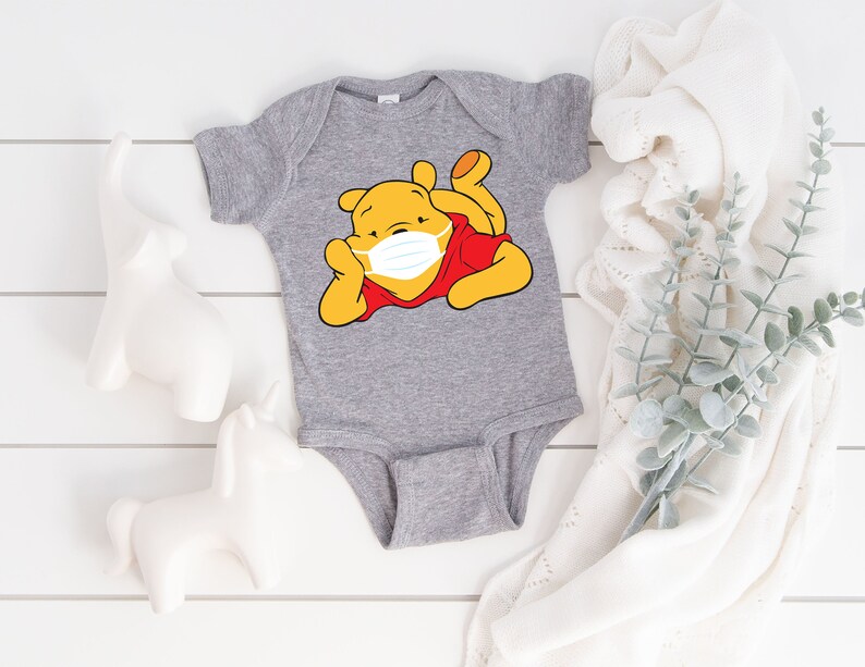 Download Winnie the Pooh wearing a face mask SVG cut file for ...
