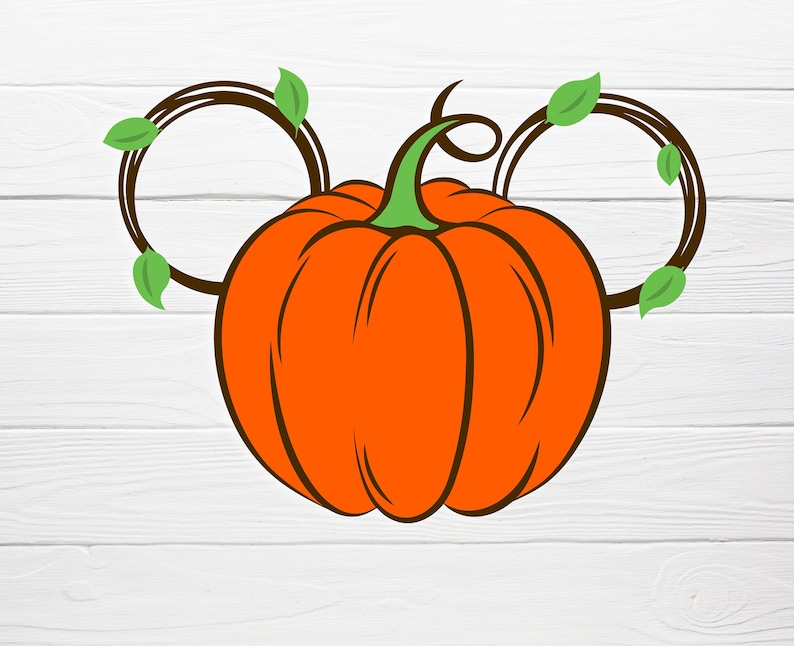 Download Mickey Head Pumpkin SVG for t-shirts Disney Treats svg cut ...