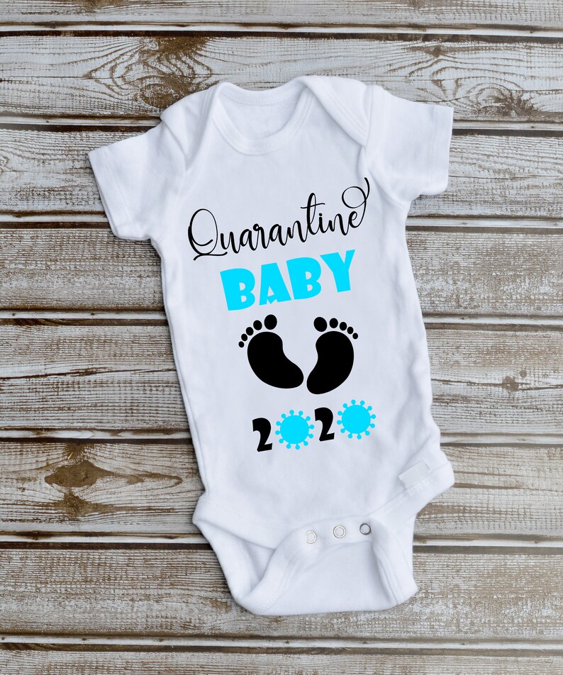 Download Quarantine Baby Feet SVG Design for Onesies Virus 2020 svg ...