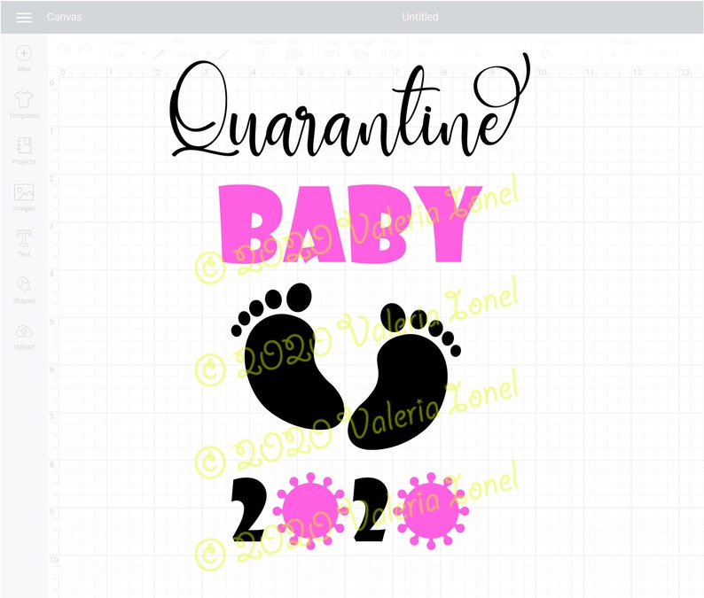 Download Quarantine Baby Girl SVG Design for Onesies Virus 2020 svg | Etsy