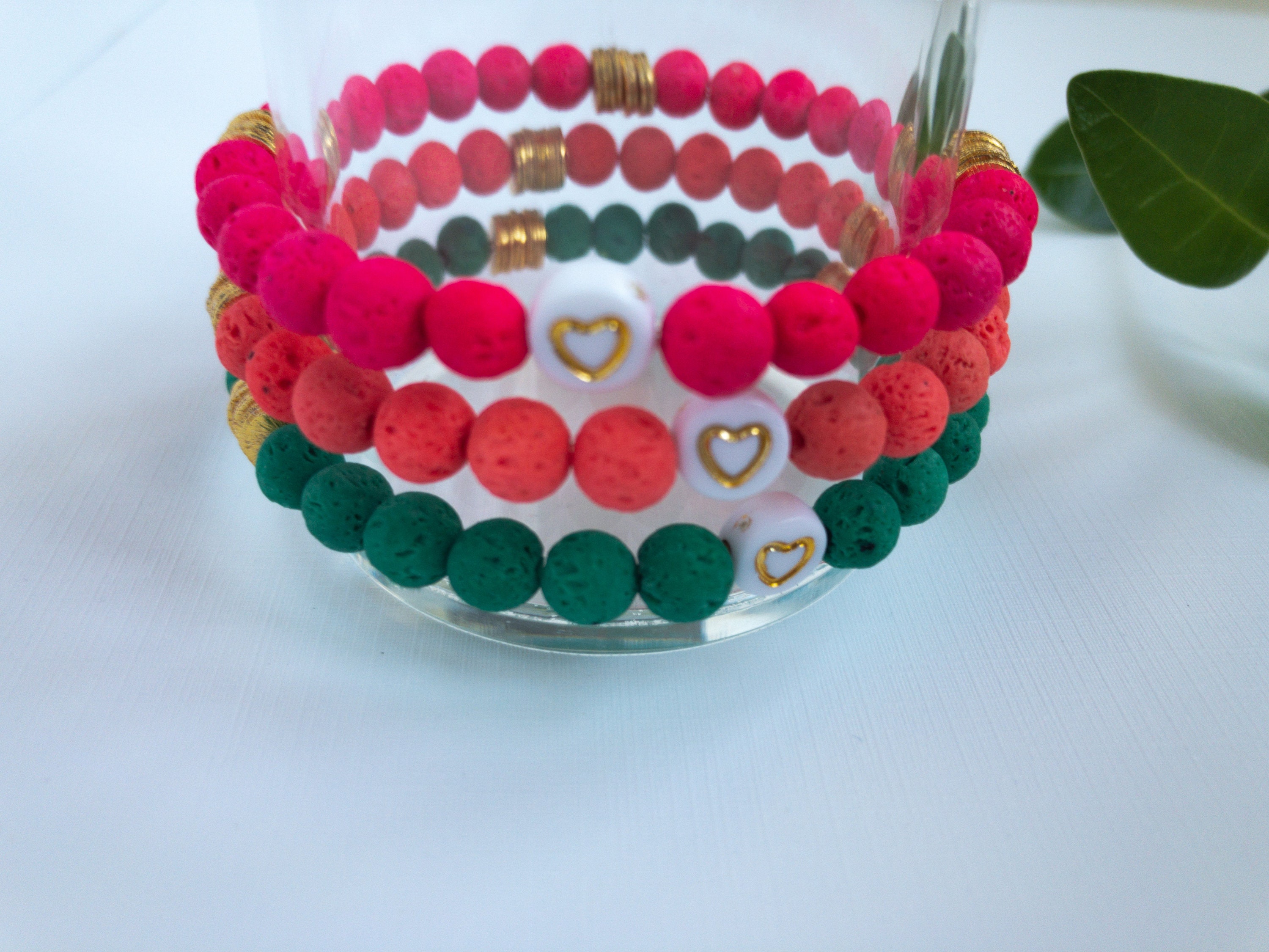 HL1971 Natural Jade Bracelet For Women Gradient Green Jade Bead Elastic Bracelet, Suitable For Christmas, Thanksgiving