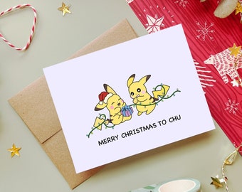 pokemon xmas cards Pokemon Merry Christmas Card