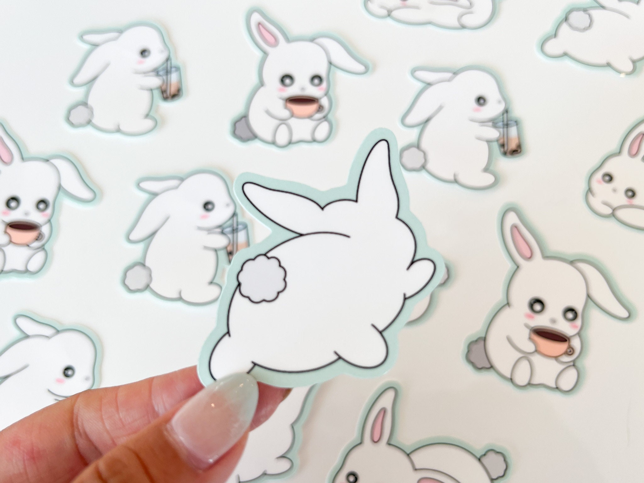 40 Sheets Miffys rabbit Cartoon Lovely Kawaii Sticker Small