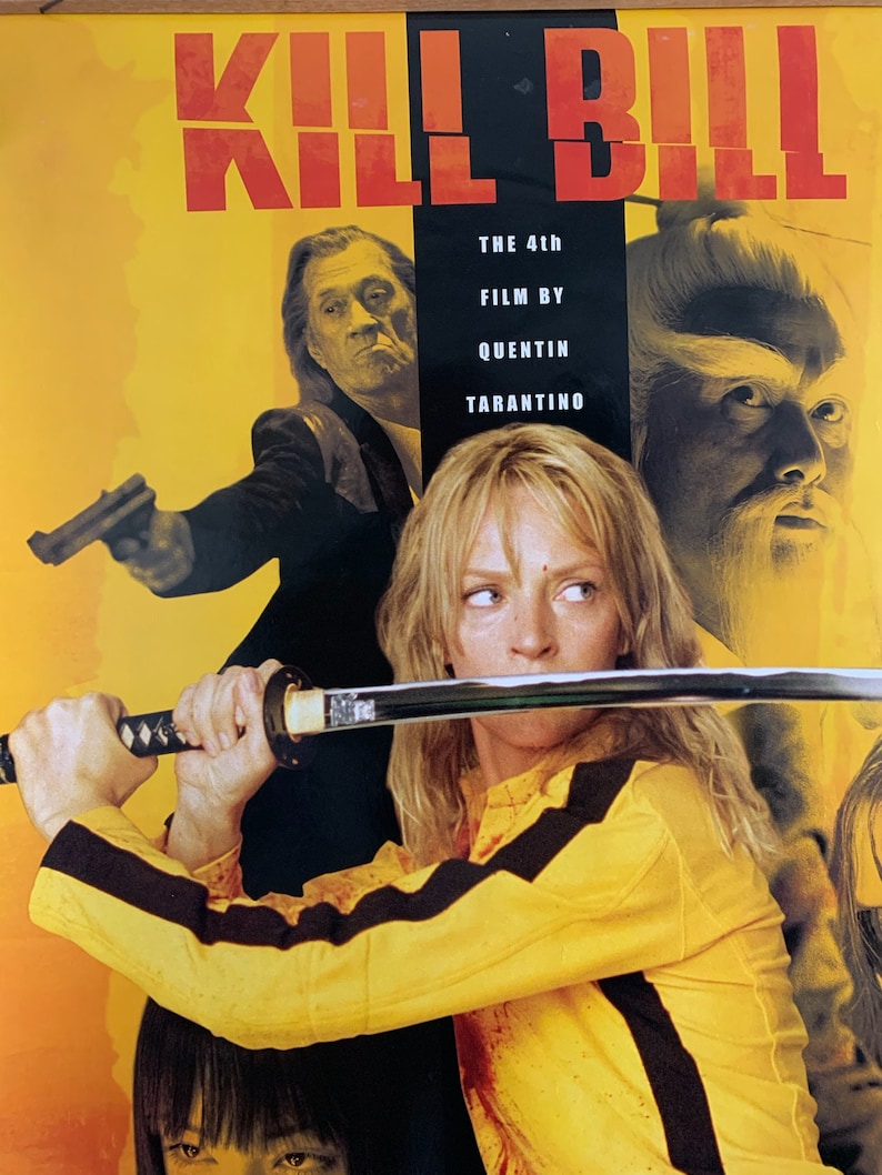 Vintage Kill Bill Movie Poster Vol. 1 Featuring Uma Thurman - Etsy