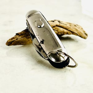 Vintage Folding Pocket Knife with key ring by Richards of Sheffield England circa 1950s Camping Knife great for bushcraft preparedness gift