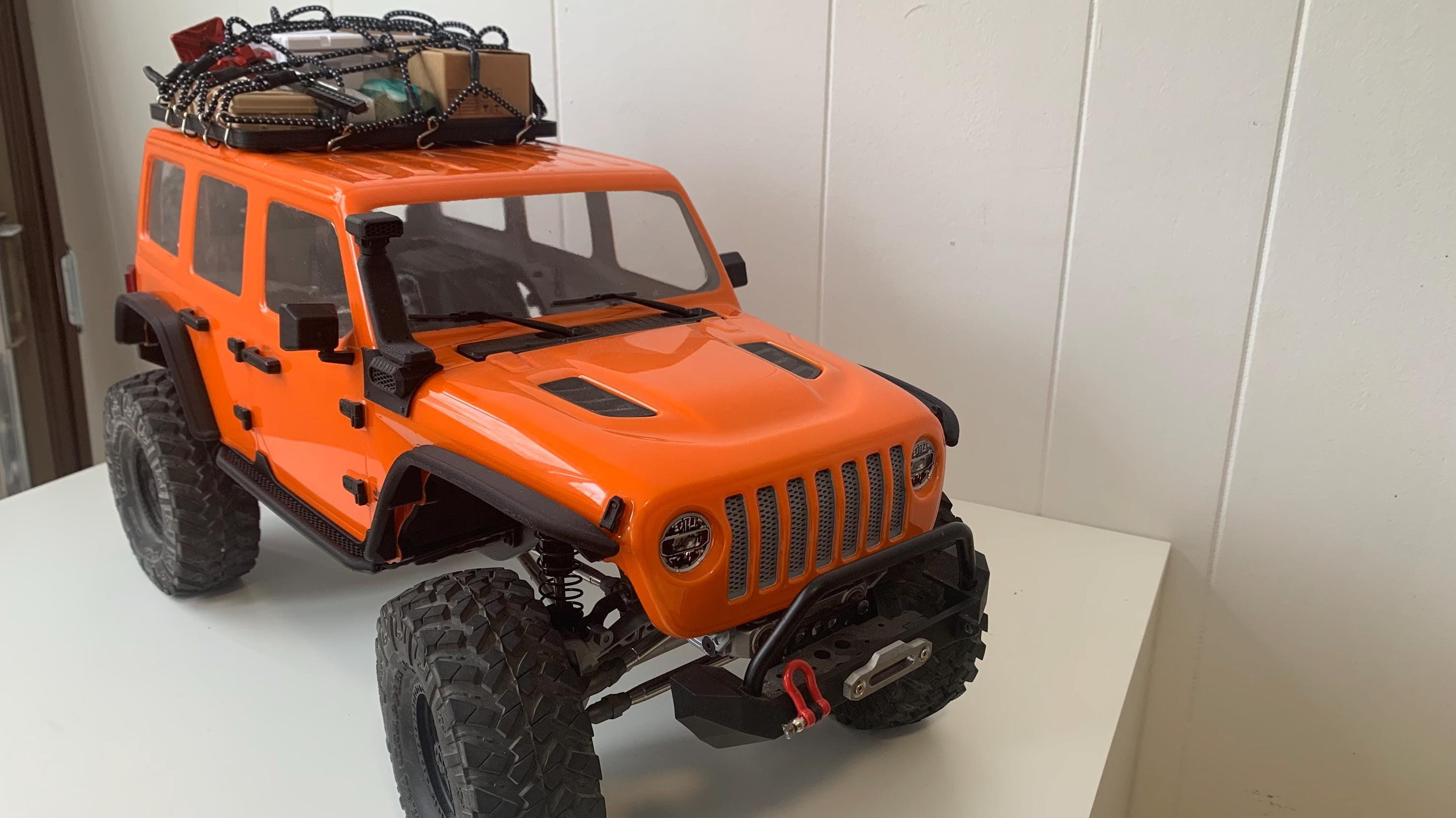 1/10 m38a1 cj5ジープ3dプリント製ボディー