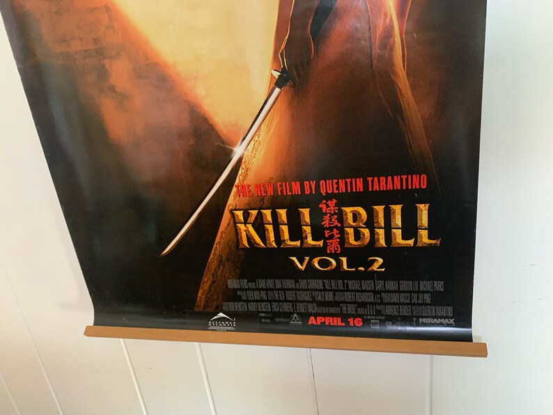 Vintage Kill Bill Movie Poster Vol. 2 Featuring Uma Thurman - Etsy