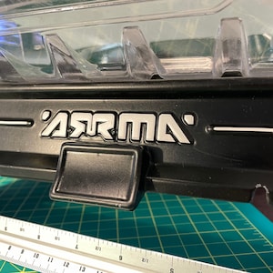 RC Decal, Arrma Infraction Tailgate Sticker, Infraction Body Sticker, Adhesive vinyl decal for Arrma Infraction, multiple colours available