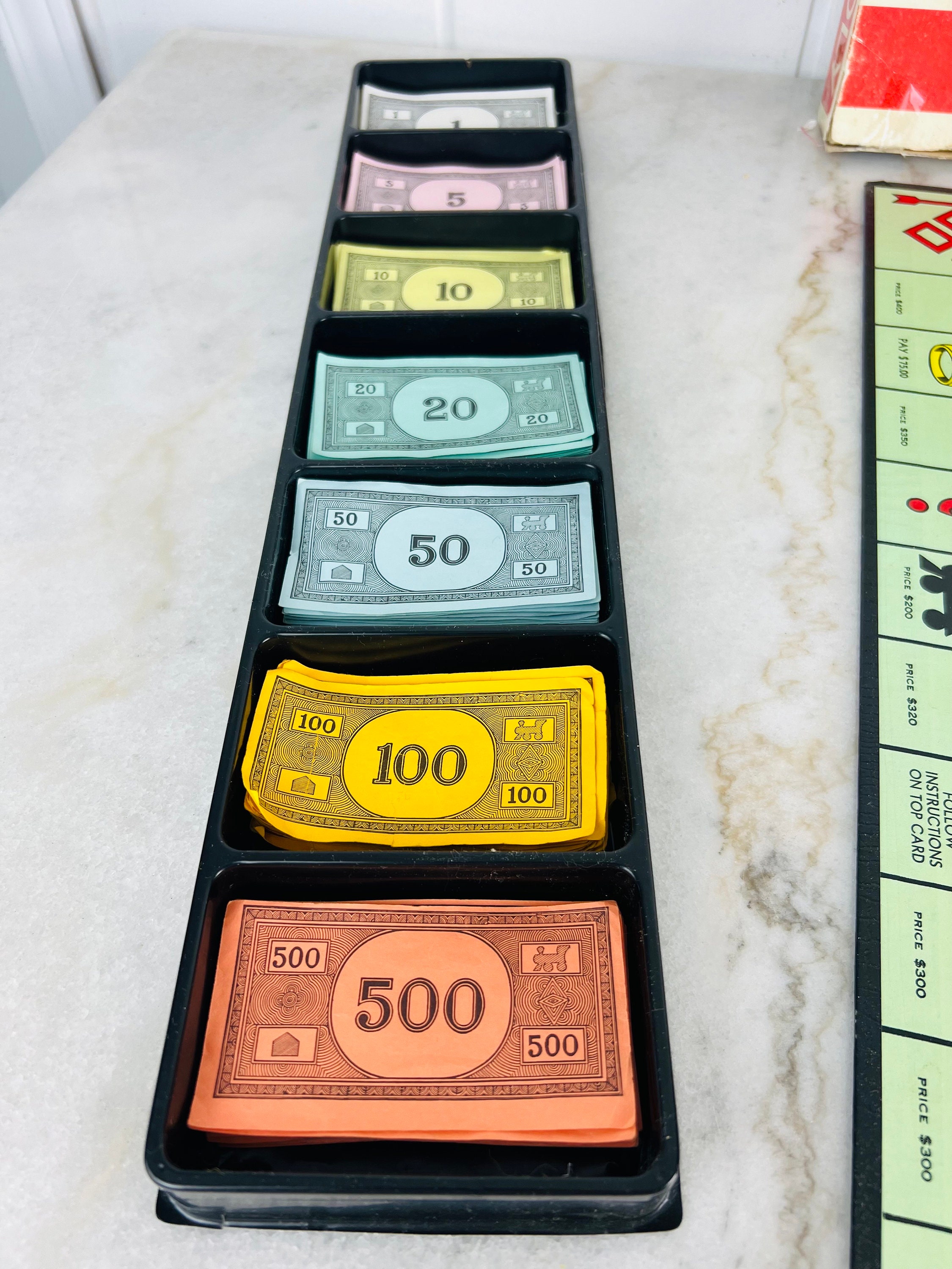 1961年製ヴィンテージモノポリーボードゲーム、パーカーブラザーズ